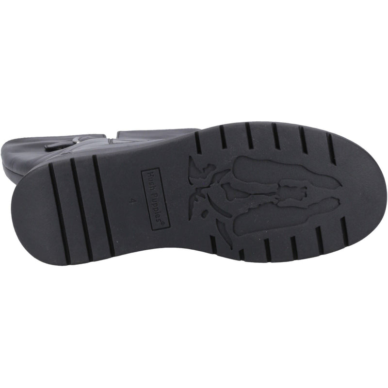 Hush Puppies Luna Leather Women's Black Boots