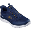 Skechers Summits Top Rate Textile Men's Navy/Yellow Sneakers