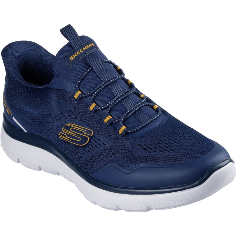 Skechers Summits Top Rate Textile Men's Navy/Yellow Sneakers