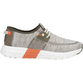 HEYDUDE Sirocco Sport Mode Nylon Men's Green/Dusty Olive/Orange Sneakers