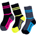 Hard Yakka Crew 3 Pack Cotton Women's Multicoloured Work Socks