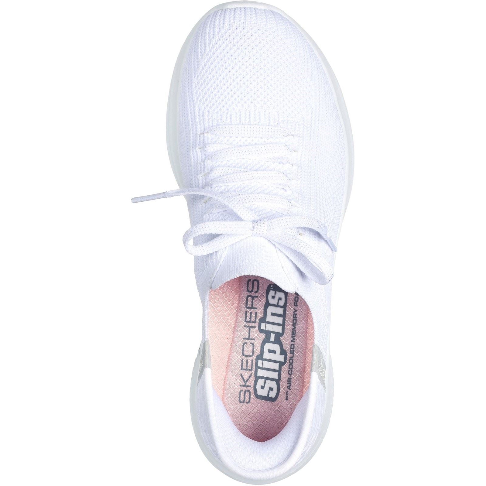 Skechers Ultra Flex 3.0 - Brilliant Textile Women's White Sneakers