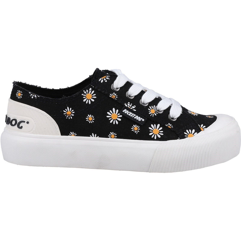 Rocket Dog Jazzin Plus Dixie Cotton Women's Black Sneakers