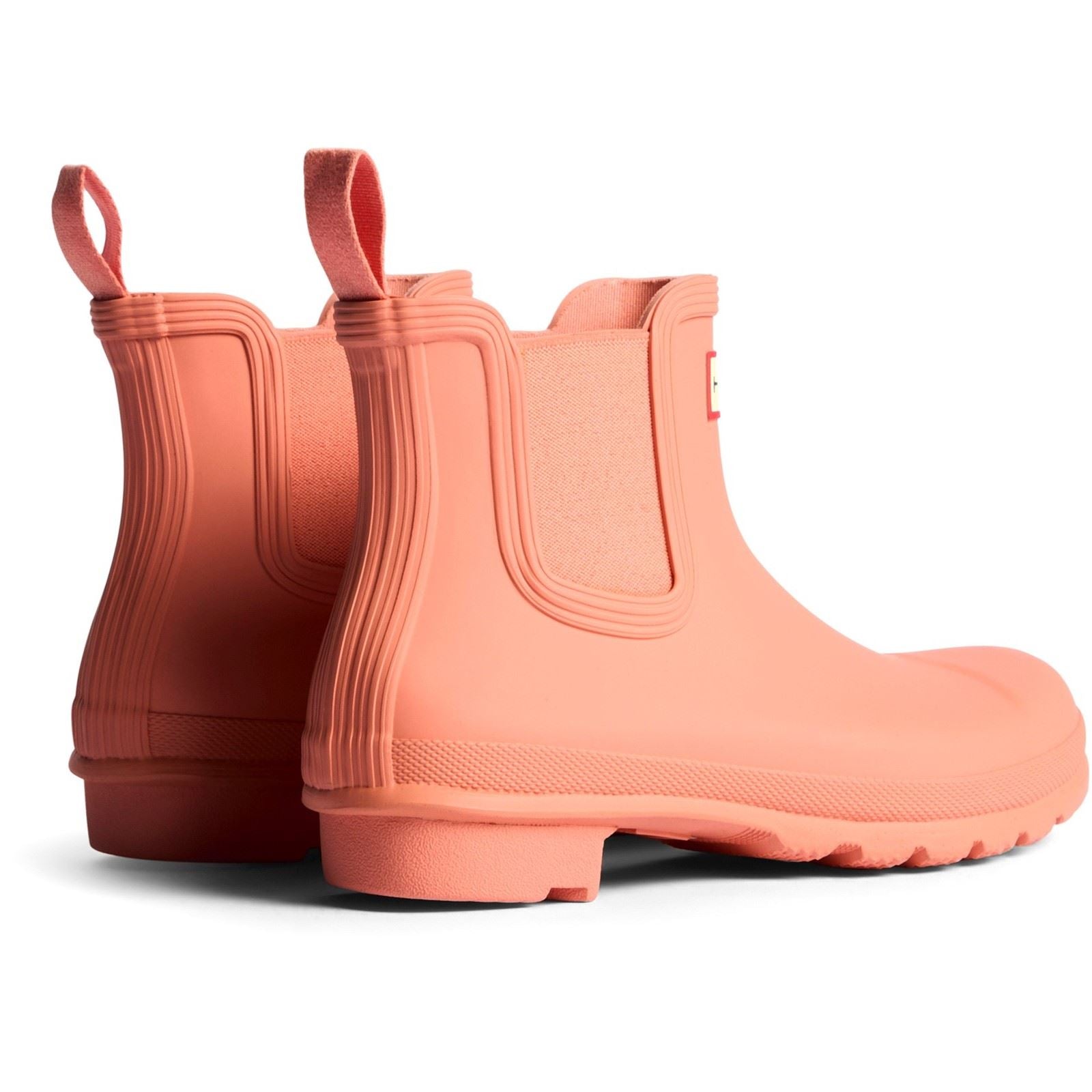 Hunter Original Chelsea Boot Rubber Women's Terracotta Wellington Boots