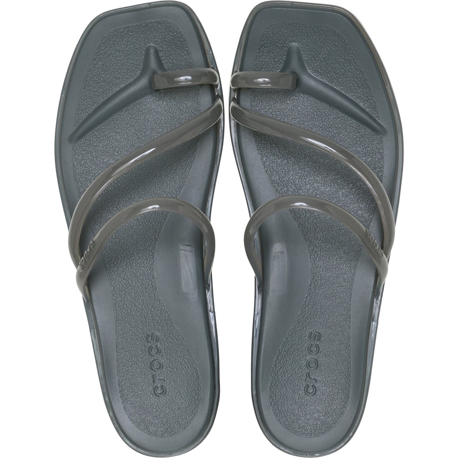 Crocs Miami Jely Toe Loop EVA Women's Carbon Sandals
