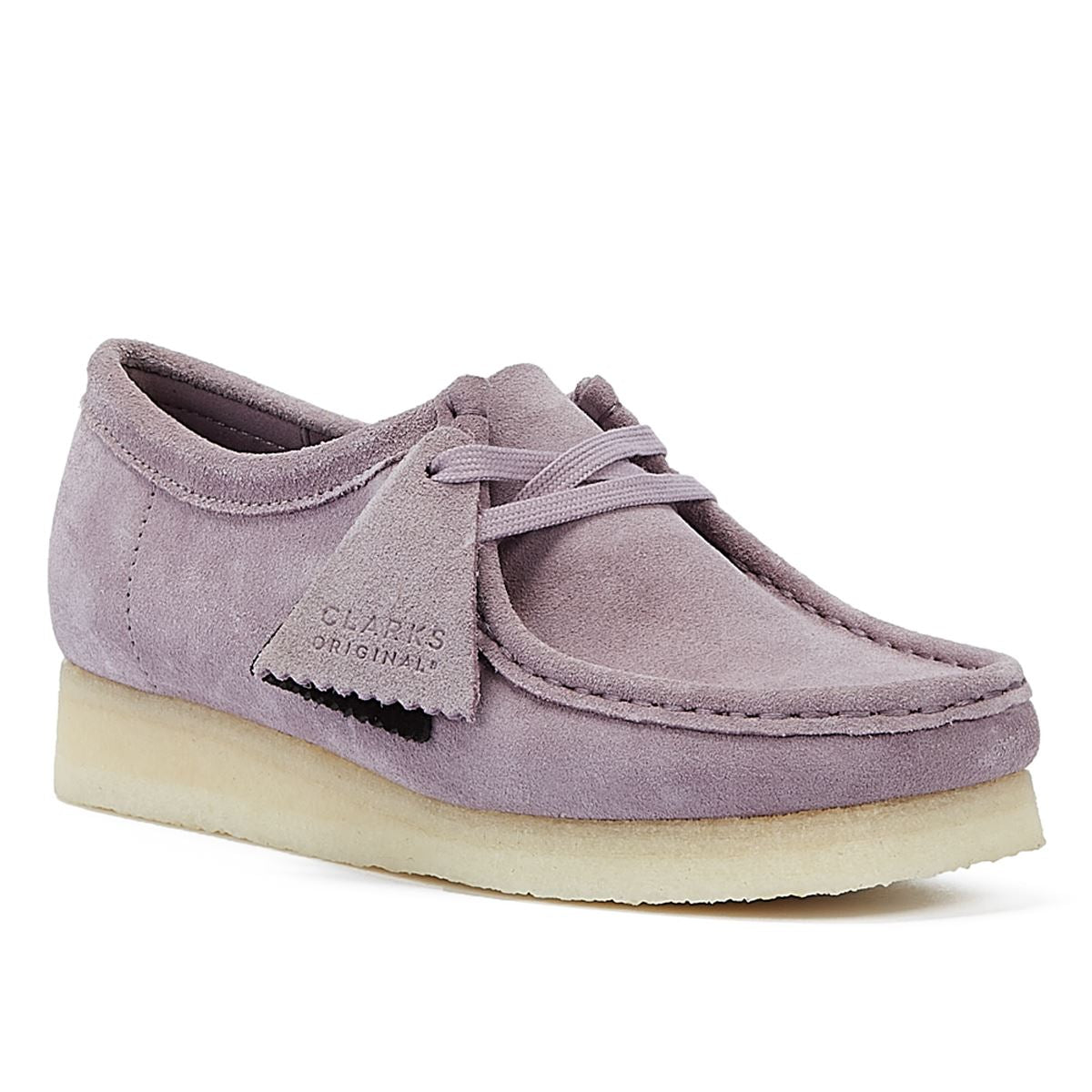 Clarks Originals Wallabee Suede Women's Mauve Comfort Shoes