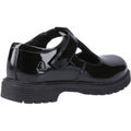 Hush Puppies Gracie Junior Girls Black Patent Leather Shoes