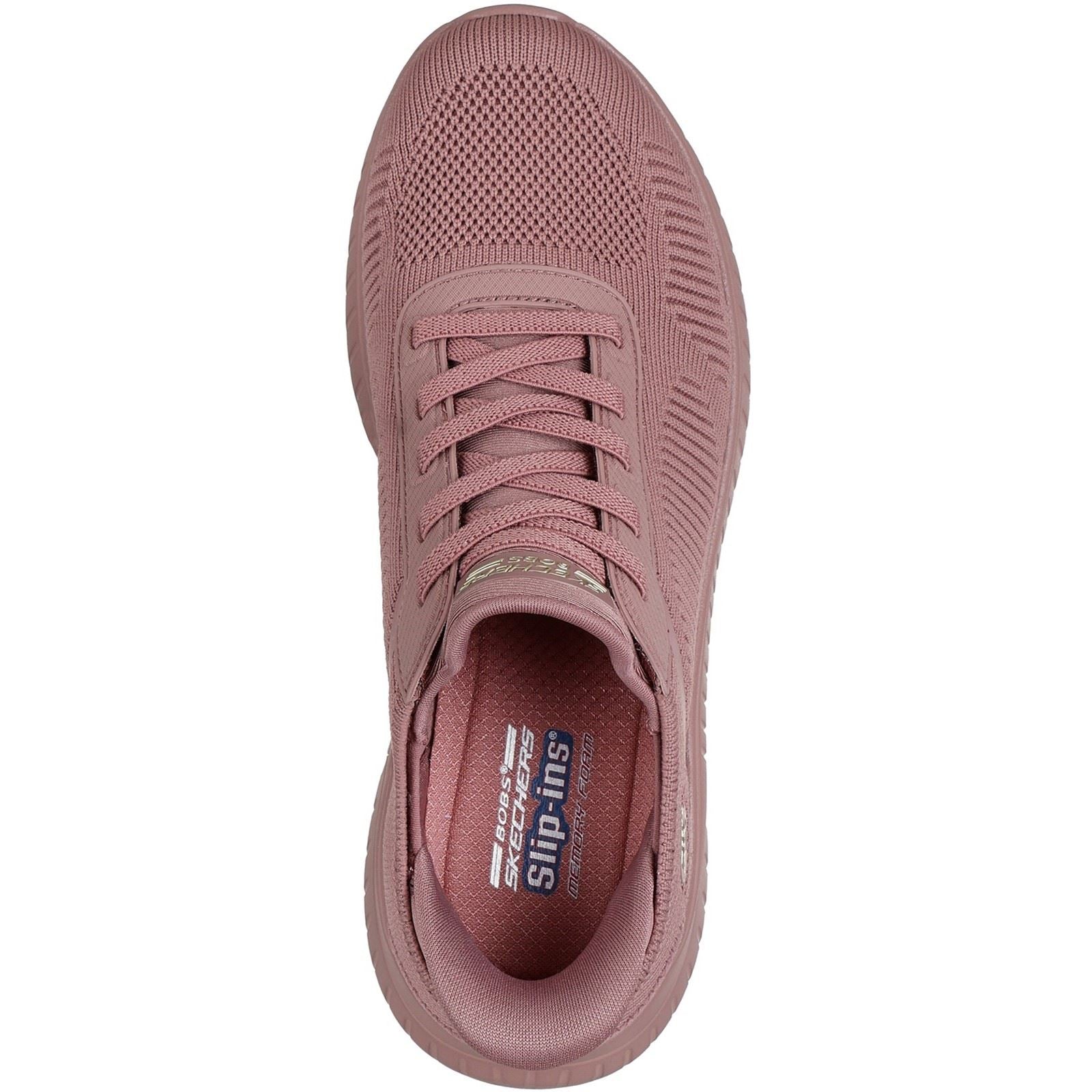 Skechers BOBS Sport Squad Chaos Synthetic Women's Rose Sneakers