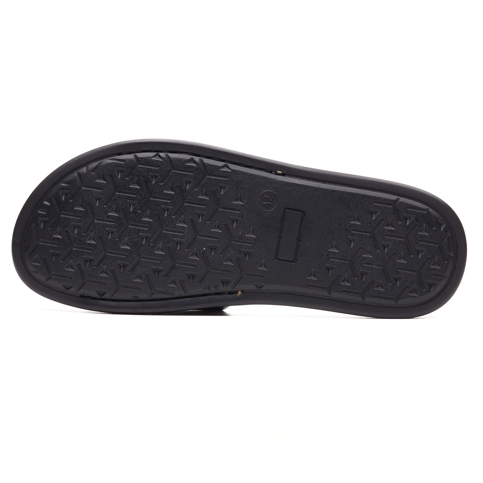 Base London Albany Leather Men's Black Slides