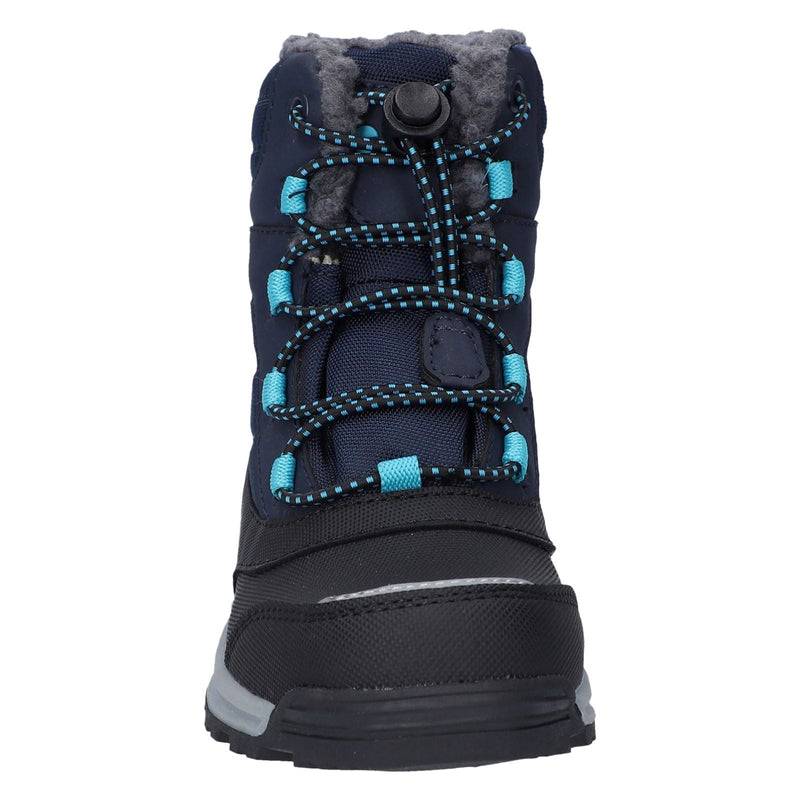 Hi-Tec Leo Nylon Bluenights/Black/Peacock Blue Winter Mid Calf Boots