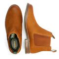 Barbour Farsley Leather Men's Dark Tan Chelsea Boots