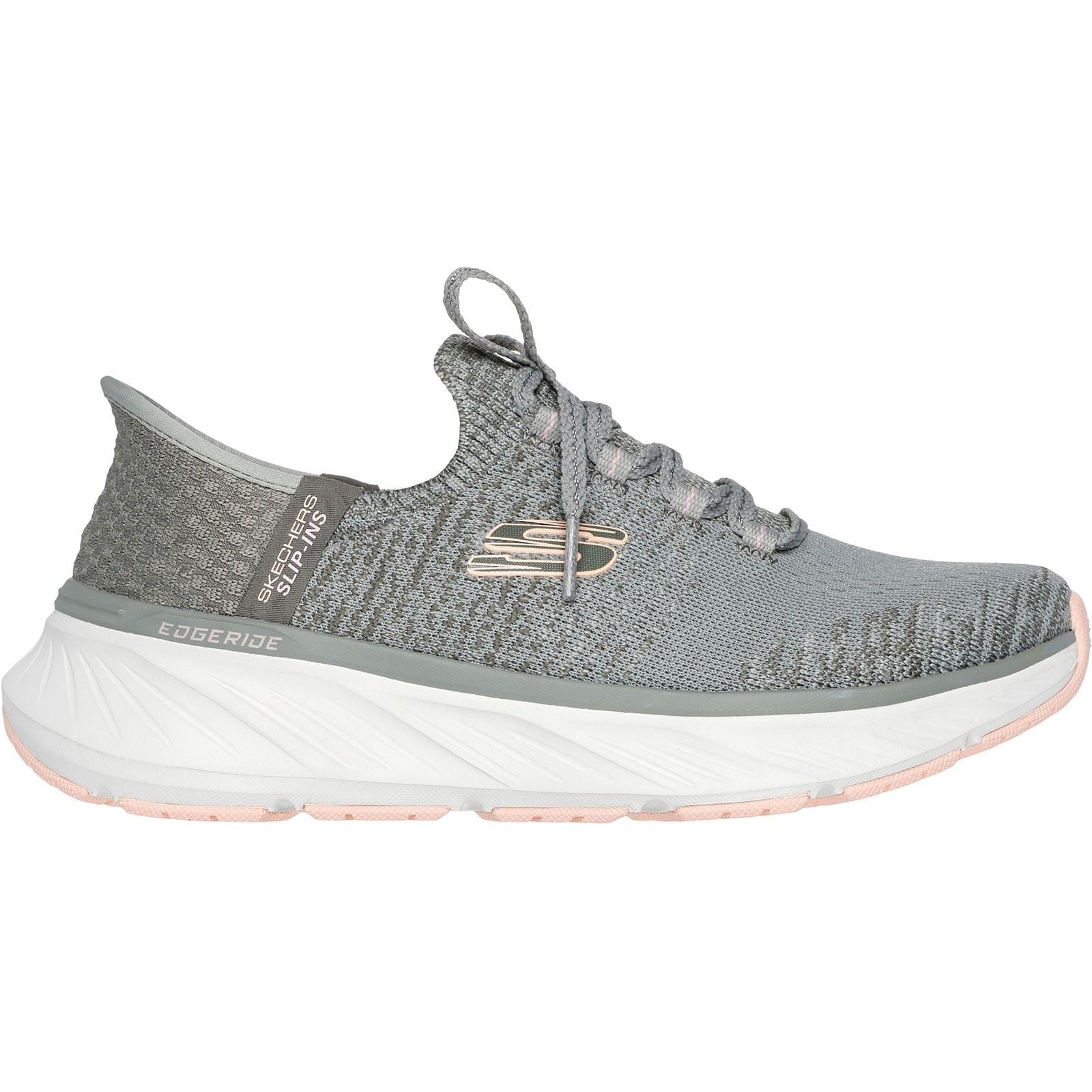Skechers Edgeride Impression Textile Women's Green/Orange Sneakers