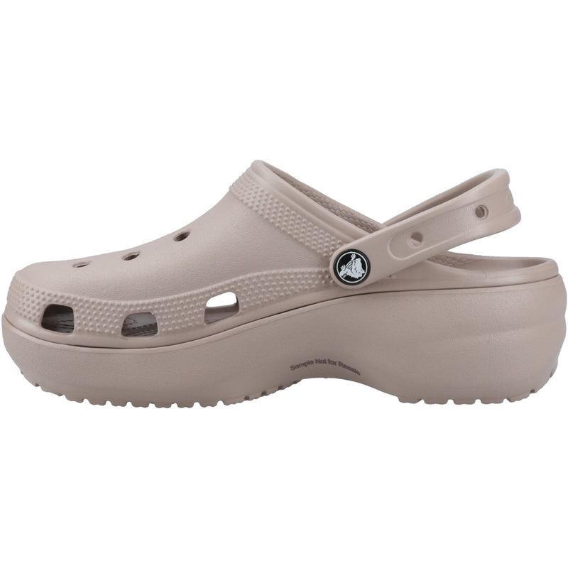 Crocs Classic Platform Clog Women's Taupe Clogs