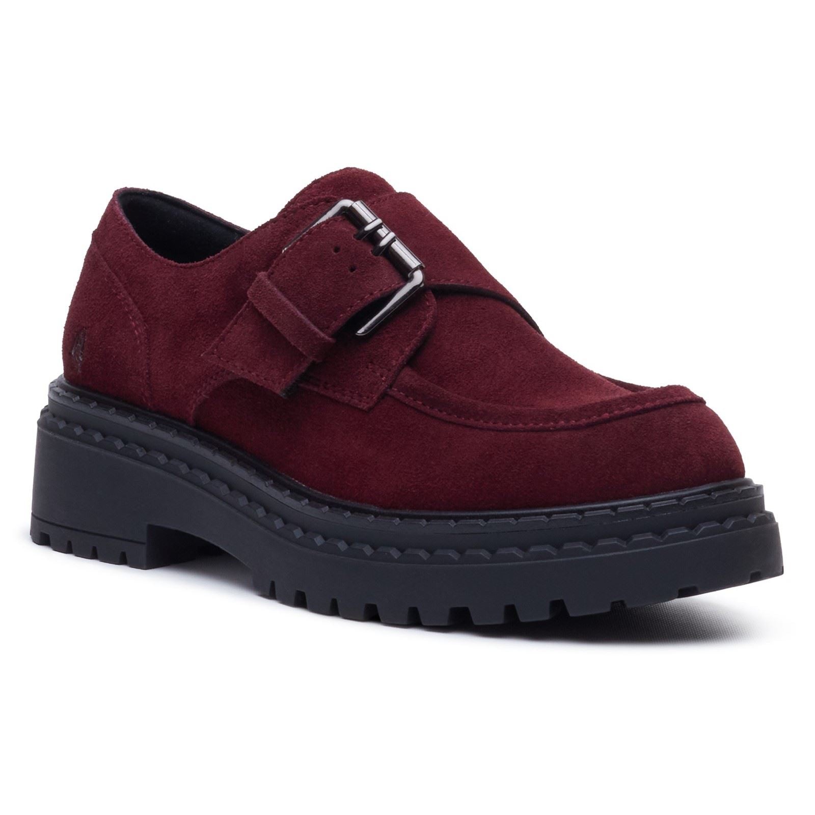 Hush Puppies Orla Monk Leather Women's Bordo Loafers