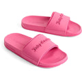 Juicy Couture Embossed PVC Women's Pink Glow Slides