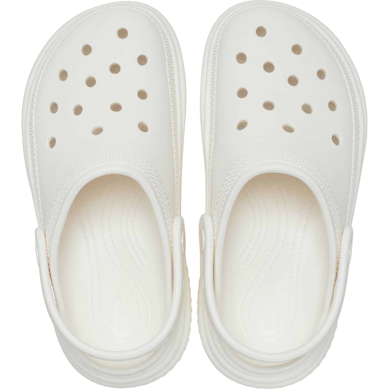 Crocs Stomp Clog Synthetic Chalk Clogs