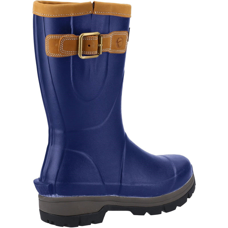 Cotswold Stratus Short Rubber Women's Navy Wellington Boots