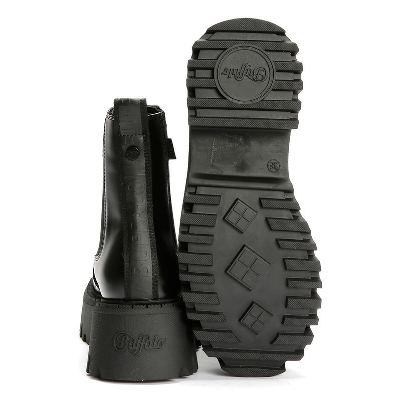 Buffalo Aspen Chelsea Women's Black Boots