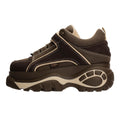 Buffalo 1339-14 Leather Women's Brown/Beige Sneakers