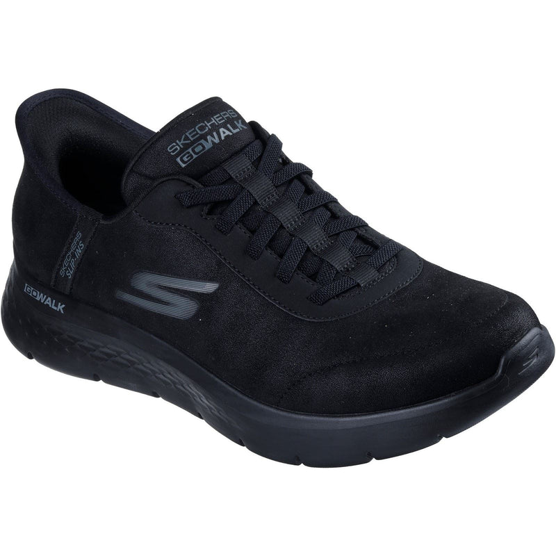 Skechers GO WALK Flex Smooth Motion Textile Men's Black Sneakers
