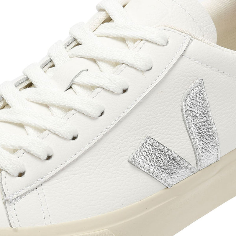Veja Campo Leather Women's White/Silver/UltraViolet Sneakers