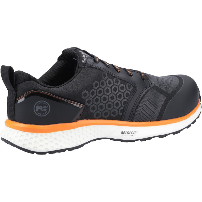 Timberland Pro Reaxion Synthetic Black/Orange Safety Sneakers
