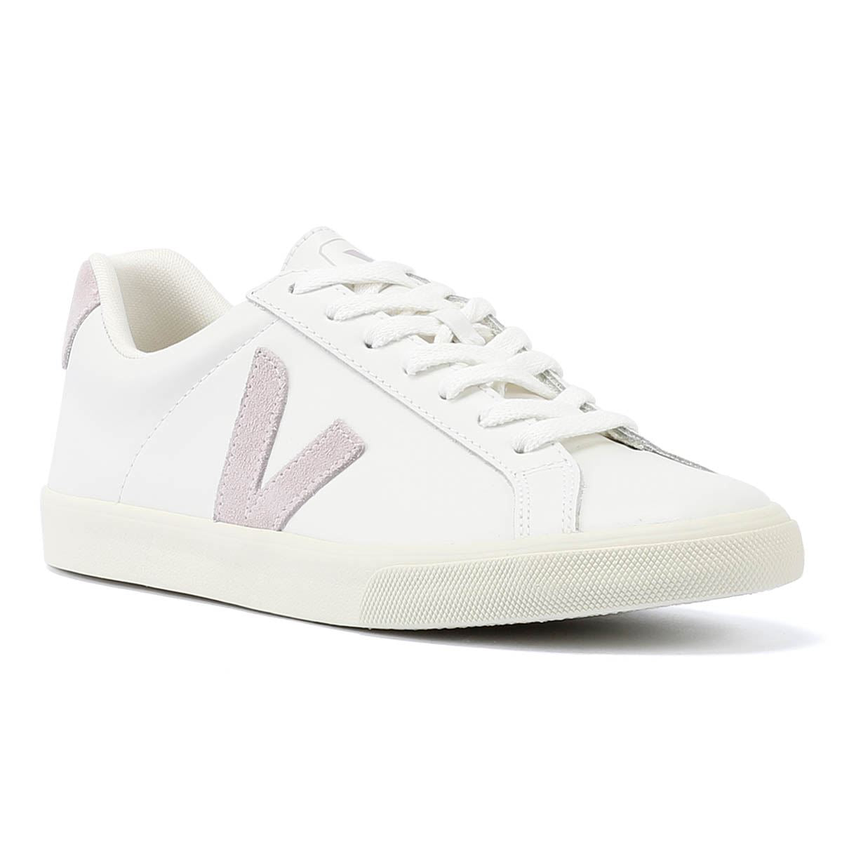Veja Esplar Leather Women's White/Parme Sneakers