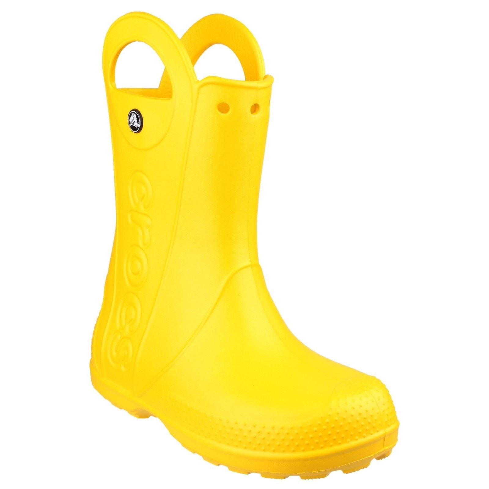Crocs Handle It Rain Synthetic Yellow Wellington Boots