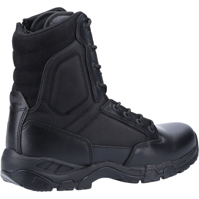 Magnum Viper Pro 8.0 Plus Side-Zip Leather Black Safety Boots