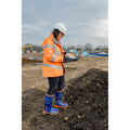 Muck Boots Grit S5 Rubber Women's Blue/Orange Wellington Boots