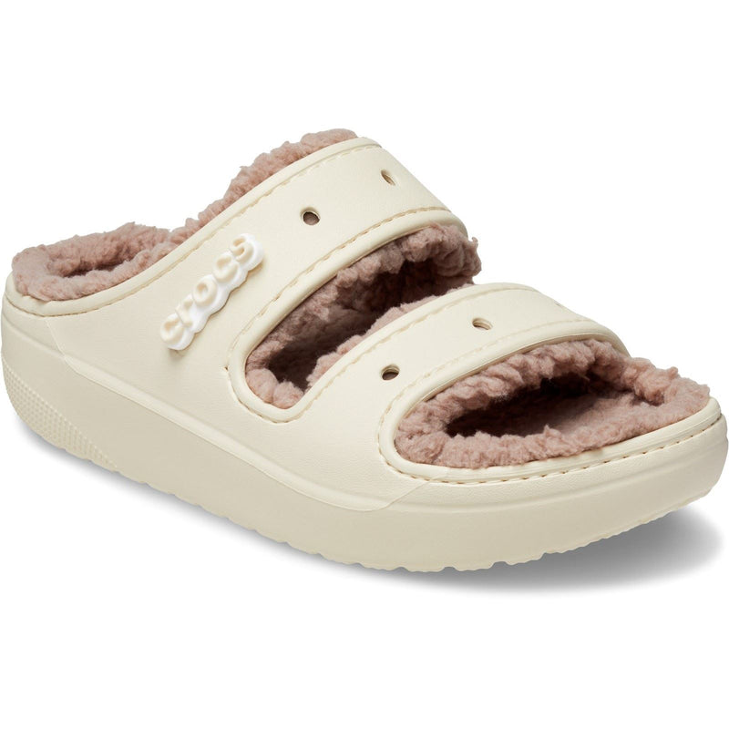 Crocs Classic Cozzzy Synthetic Women's Bone Sandals