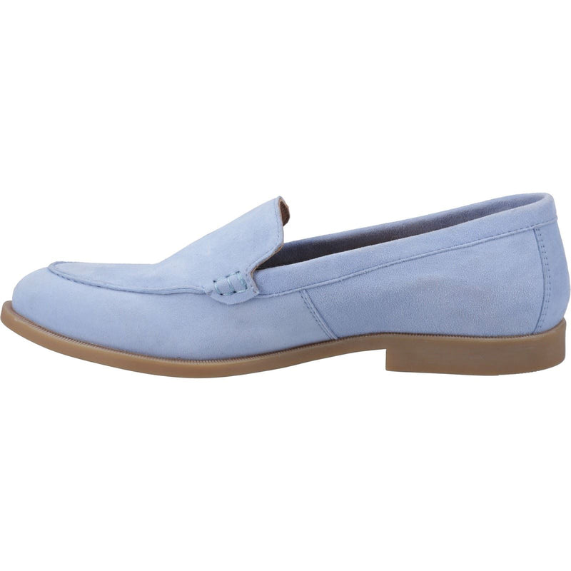 Hush Puppies Natasha Leather Women's Blue Loafers