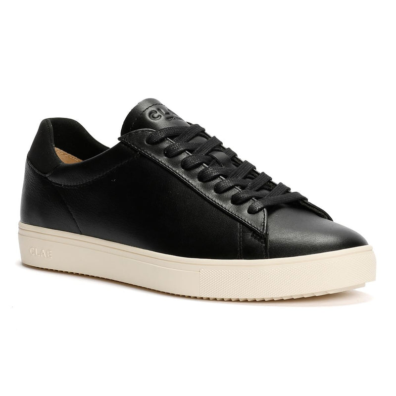 Clae Bradley Milled Leather Men's Black Sneakers