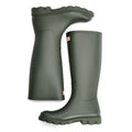 Hunter Downpour Tall Rubber Women's Olive Wellington Boots