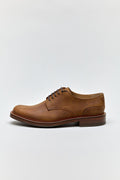 Chapman & Moore Plain Derby Country Oiled Leather Men's Tan Shoes