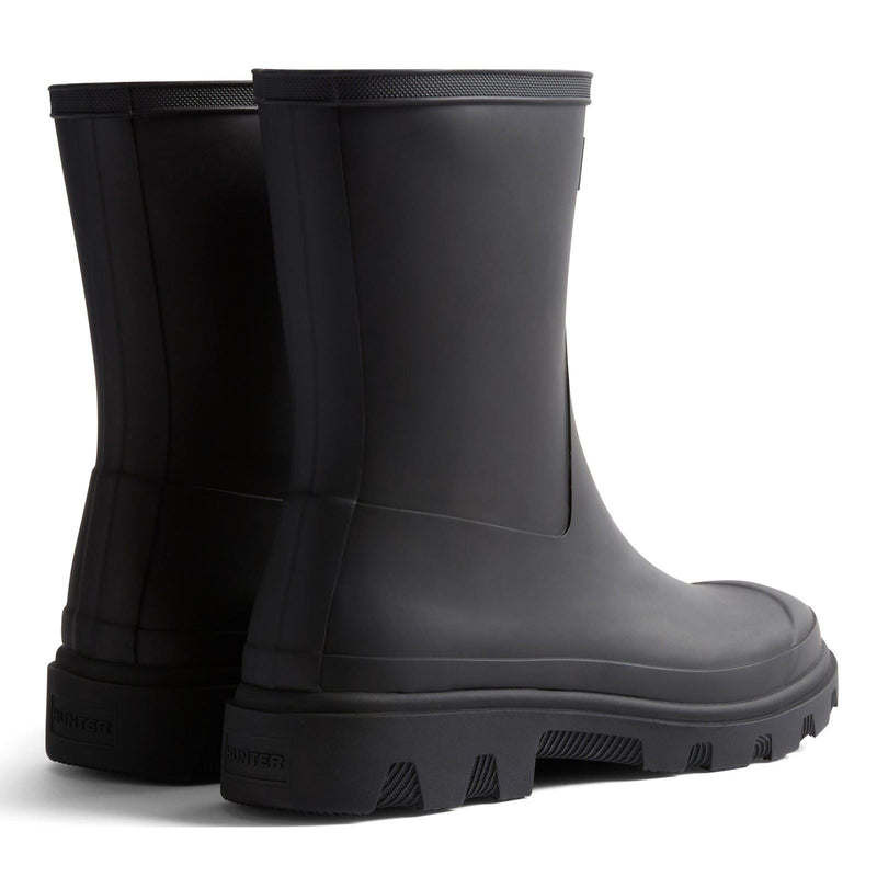 Hunter Downpour Short Boot Rubber Women's Black Wellington Boots