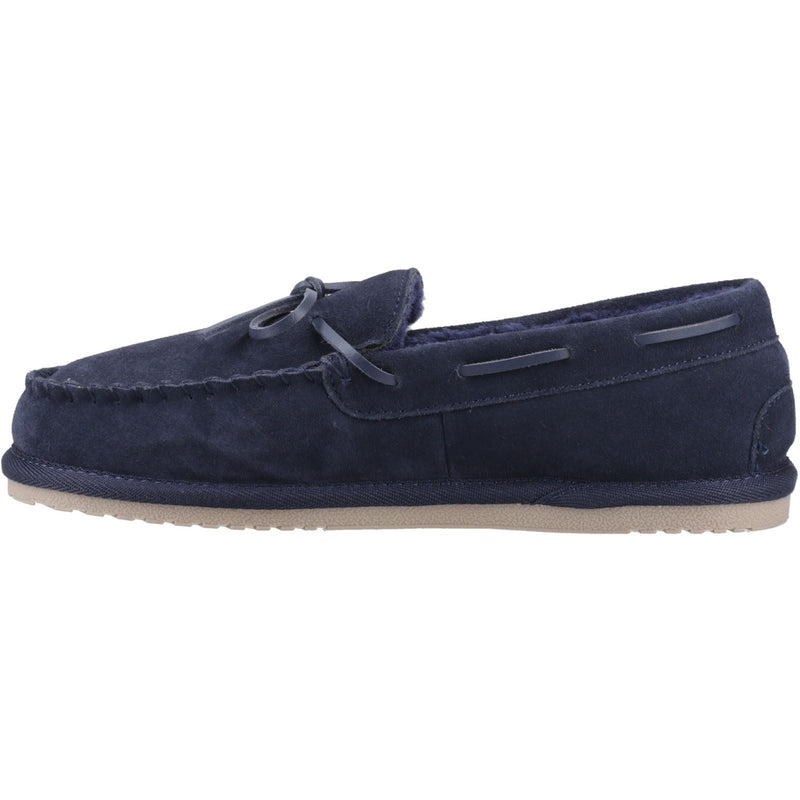 Hush Puppies Abraham Suede Men's Navy Slippers