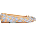 Dune Heights Leather Women's Blue Flats