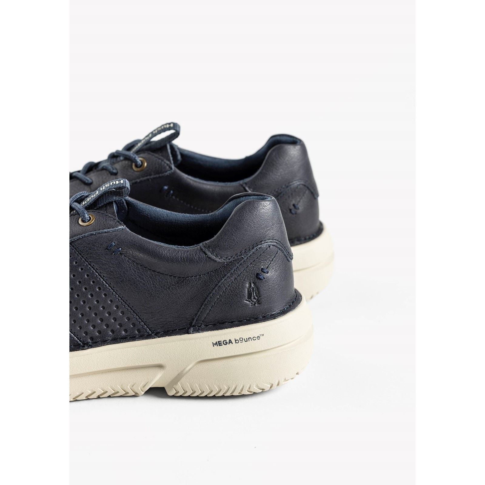 Hush Puppies Baylor Leather Men's Navy Sneakers