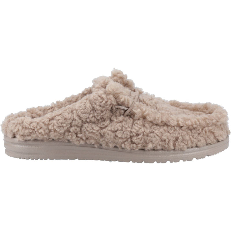 HEYDUDE Wally Synthetic Men's Timber Wolf Mules
