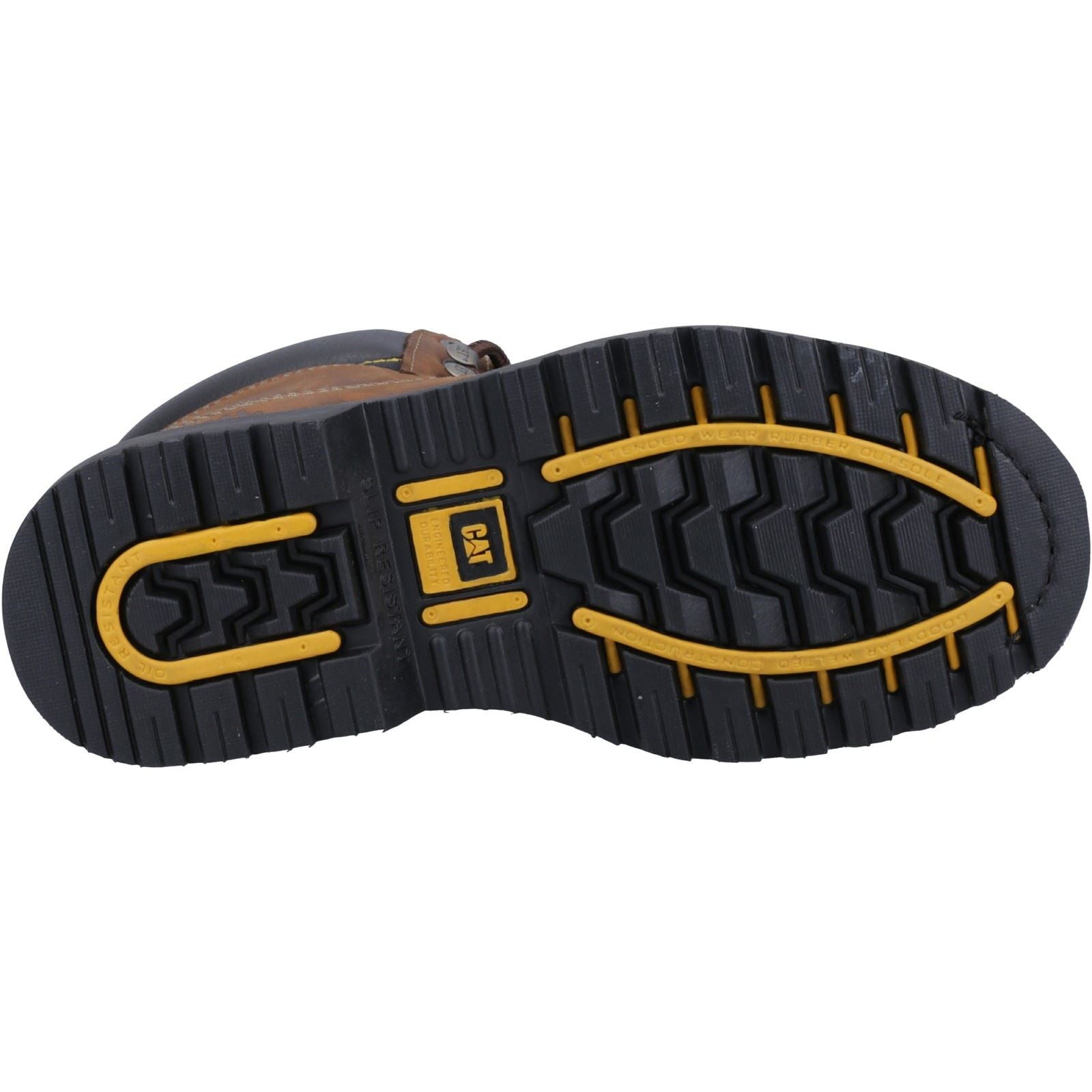 Caterpillar Holton Leather Brown Safety Boots