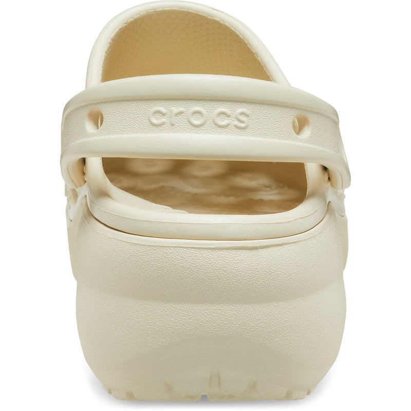 Crocs Classic Platform Synthetic Women's Bone Clogs