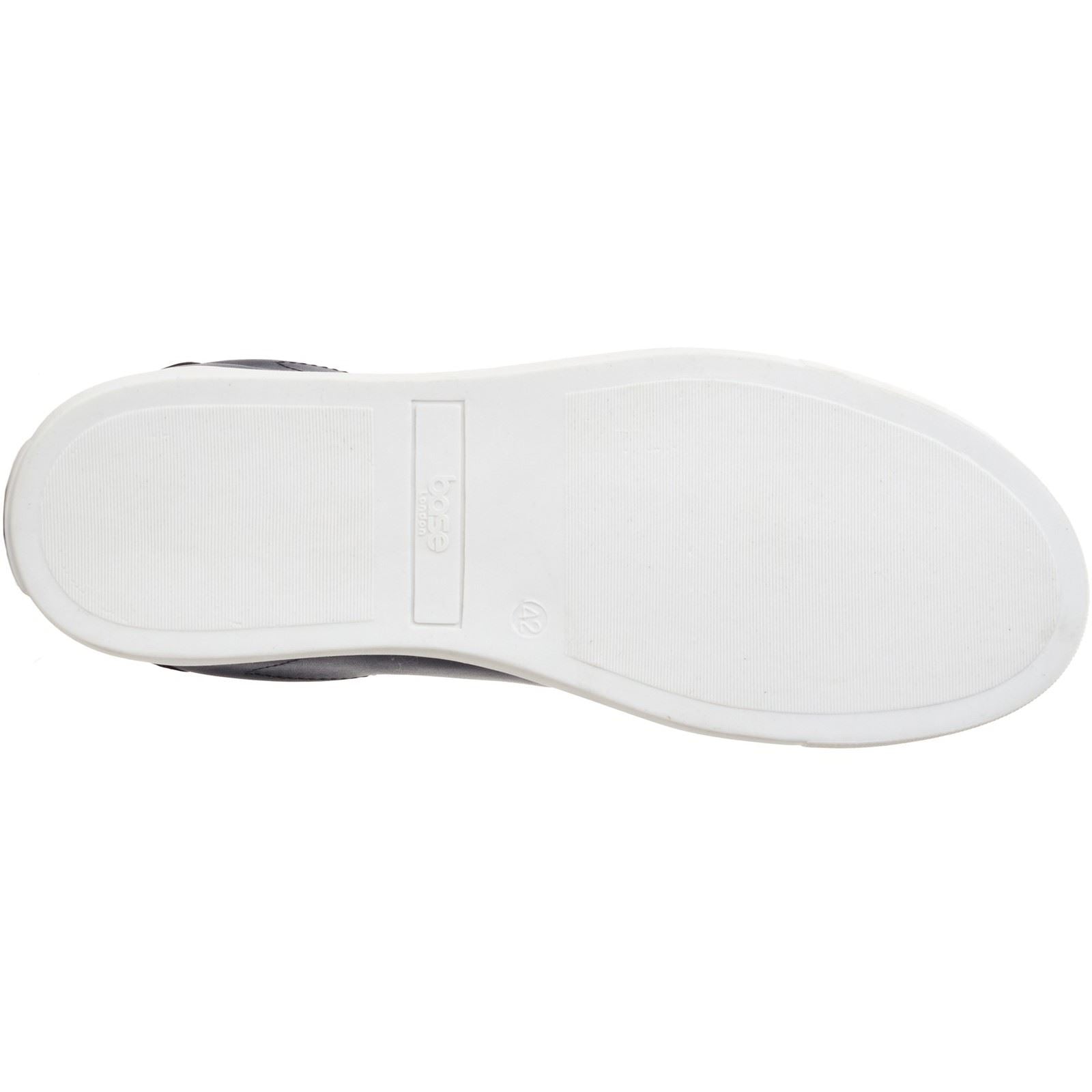 Base London Tucker Leather Men's Navy Sneakers