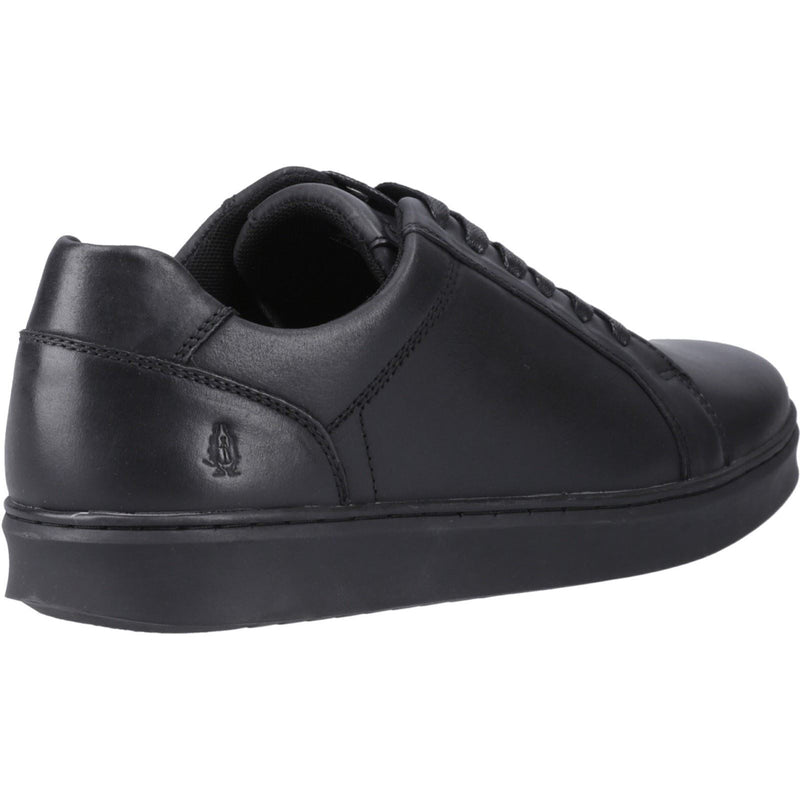Hush Puppies Madden Leather Men's Black Sneakers