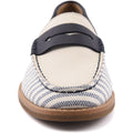 Sperry Port Driving Textile Women's White/Navy Standard Loafers