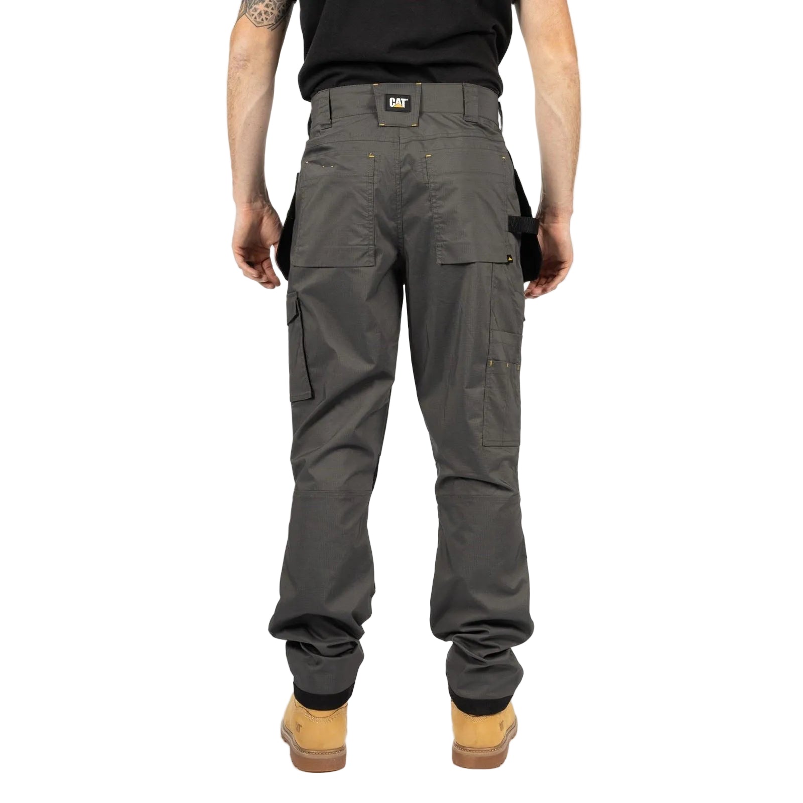 Caterpillar Nexus Holster Stretch Pocket Cotton Men's Grey Outdoor Trousers