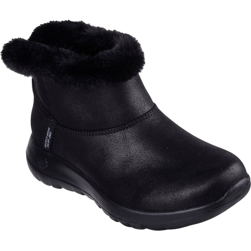 Skechers On-the-GO Joy Cozy Dream Synthetic Women's Black Winter Ankle Boots
