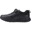 Hush Puppies Sutton Bungee Leather Boys's Black Lace-Up Shoes