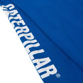Caterpillar Trademark Banner Long Sleeve Cotton Men's Blue T-Shirt
