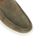 Dune Buftonn Suede Men's Khaki Loafers